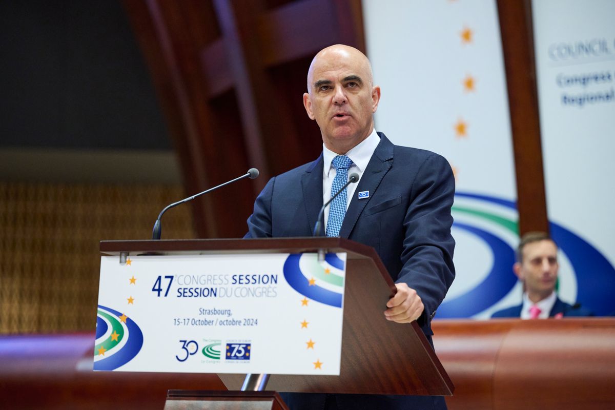Alain Berset addresses the 47th Session of the Congress of Local and Regional Authorities