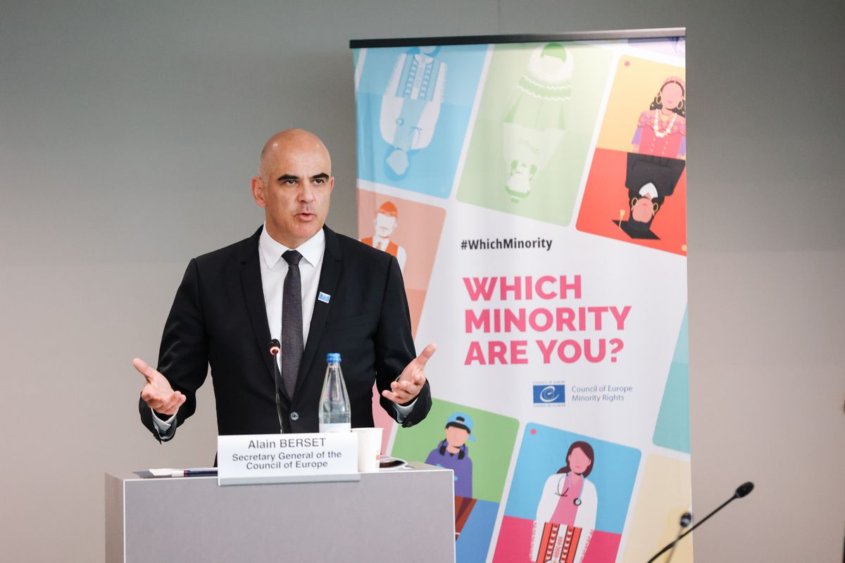 Alain Berset at the launch of the revised Thematic Commentary on Education by the Advisory Committee on the Framework Convention for the Protection of National Minorities