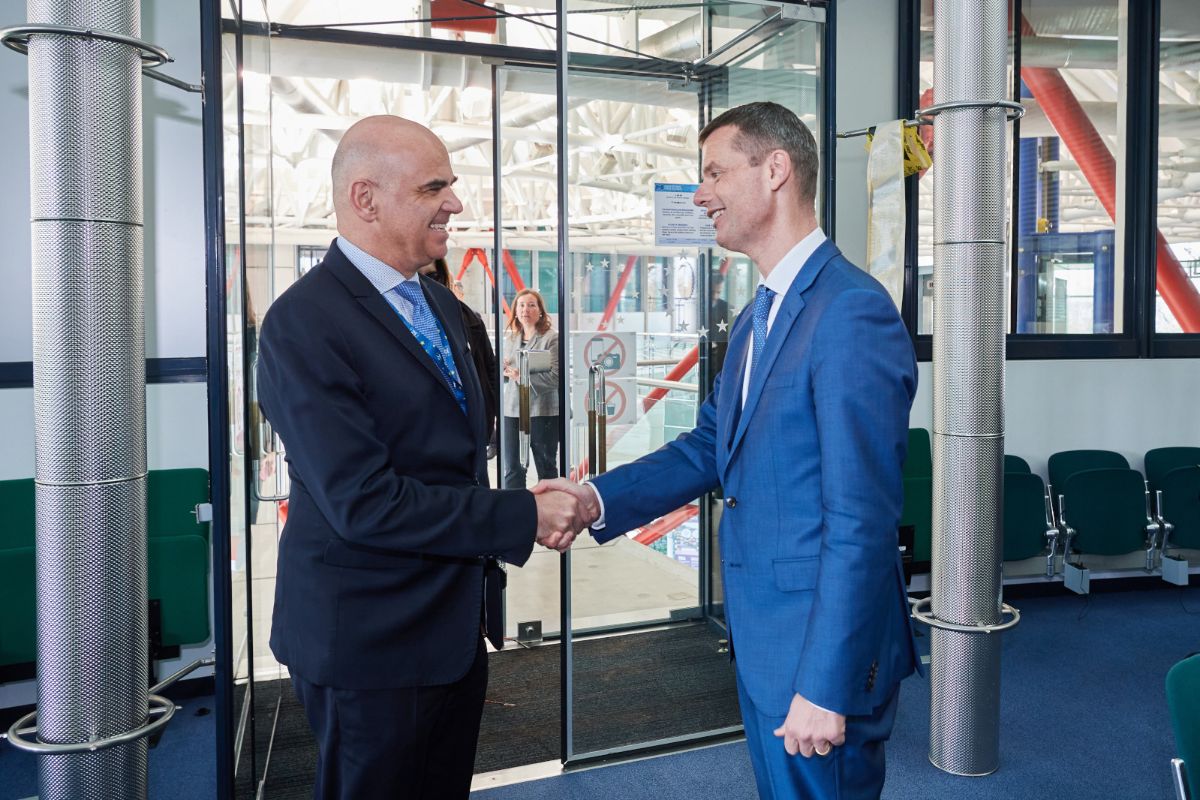 Alain Berset’s visit to the European Court of Human Rights, with Marko Bošnjak, President of the Court