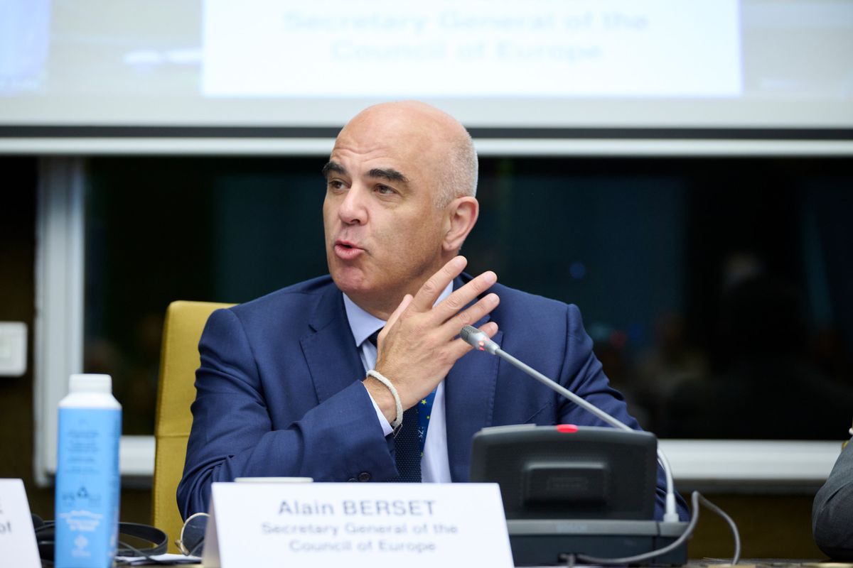 Alain Berset à la session d’ouverture du dialogue thématique « Réseaux sociaux et santé mentale des enfants »