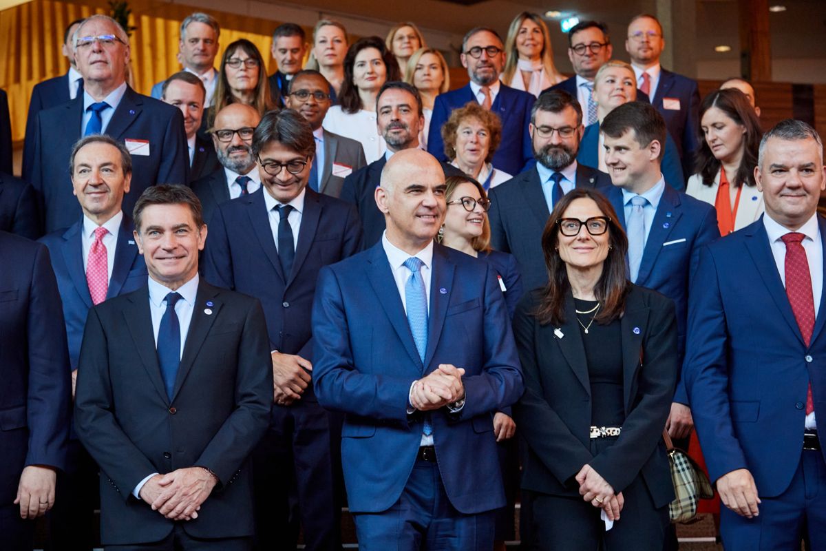 Participants in the Informal Conference of Ministers of Justice