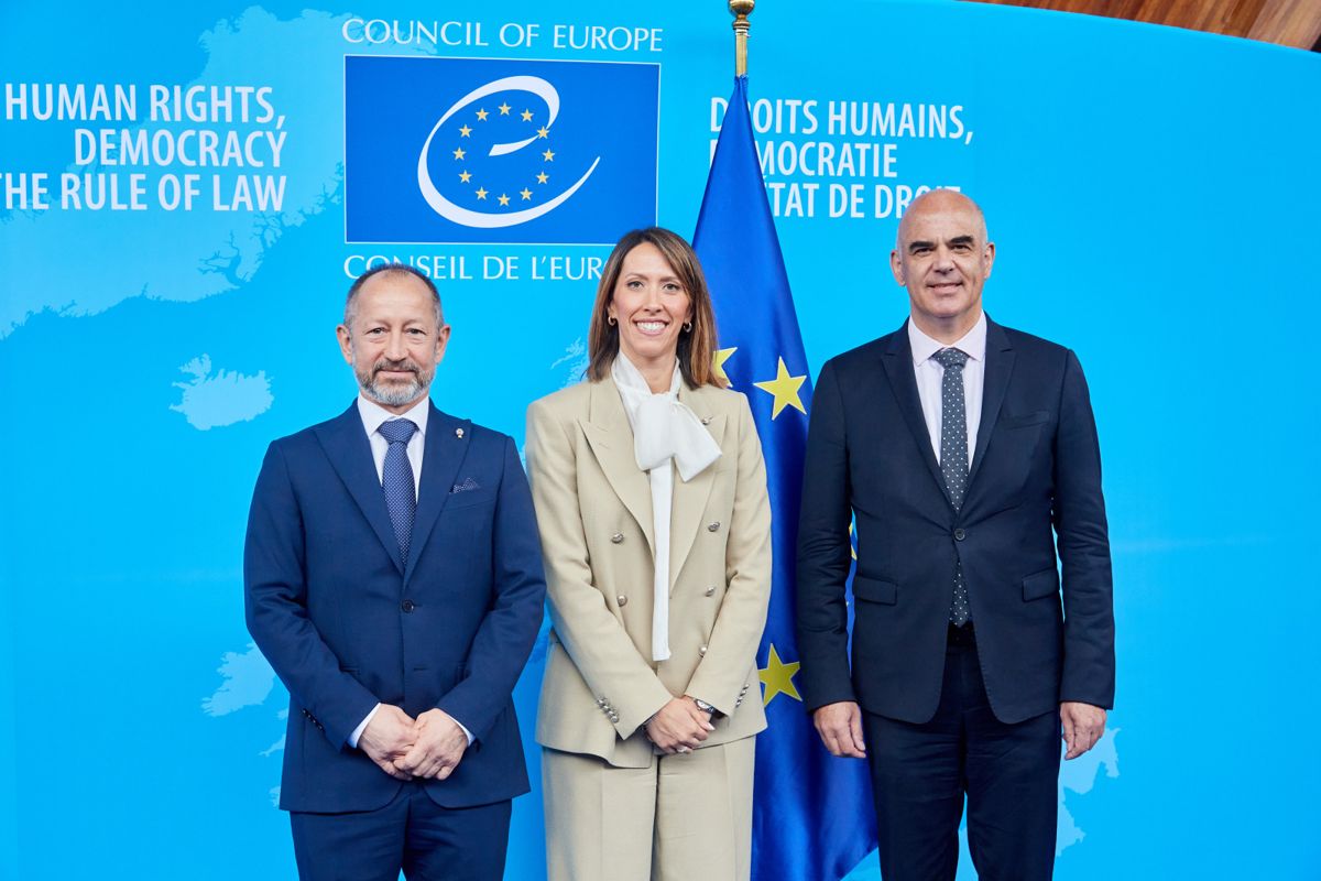 Meeting with Alice Mina and Vladimiro Selva, Captains Regent of San Marino