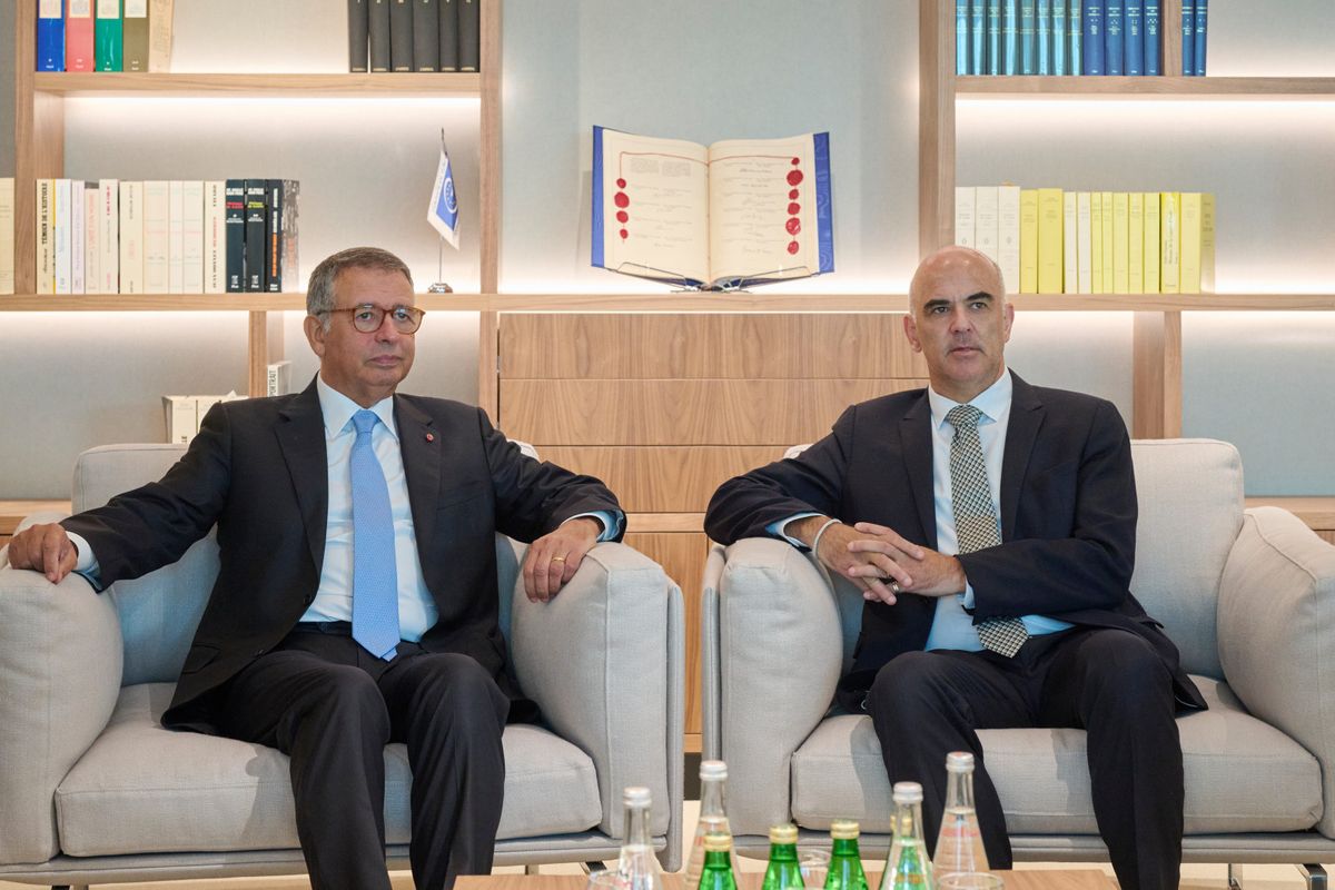 Alain Berset and António José Seguro, President of Portugal
