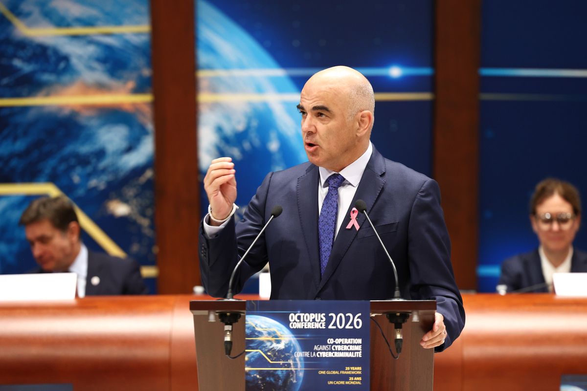 Alain Berset opening the Octopus Conference 2026