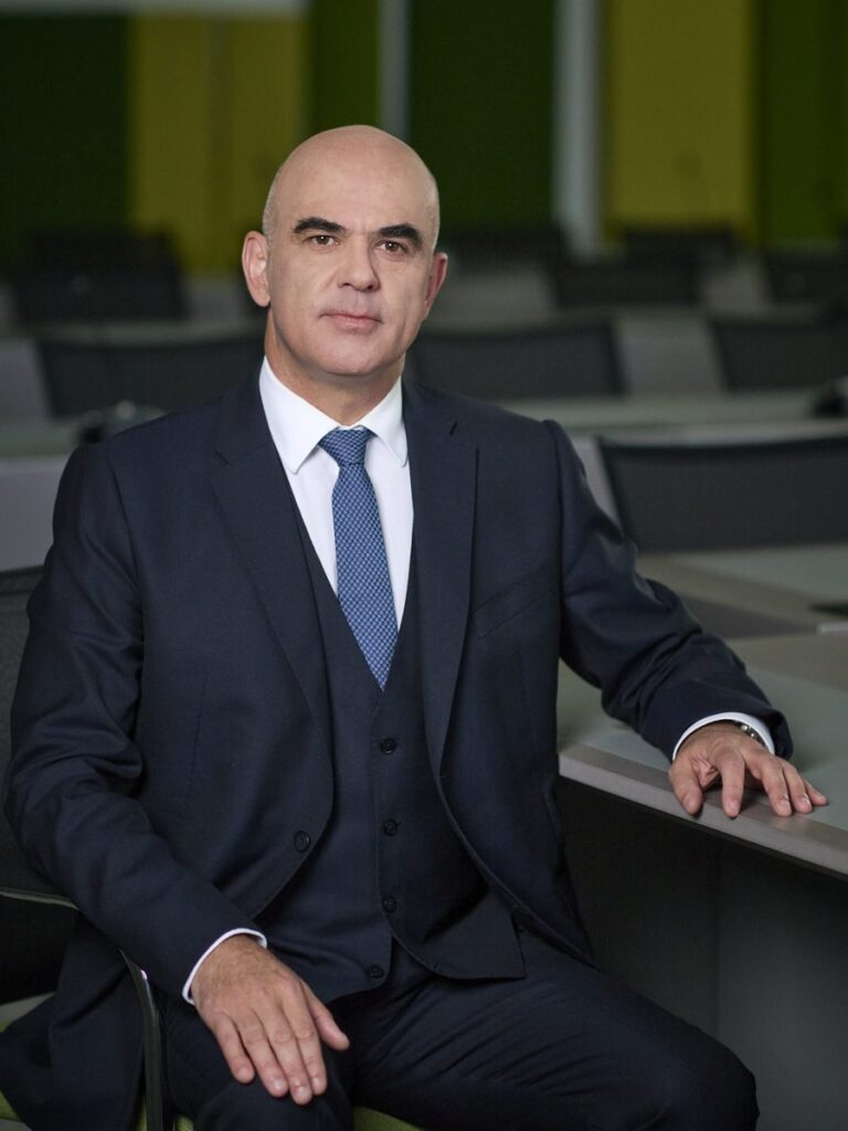 Portrait of Alain Berset, Secretary General of the Council of Europe, Strasbourg