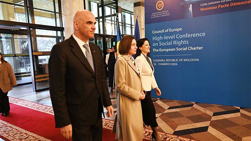 President Sandu and Secretary General Berset open Conference on social rights in Chișinău
