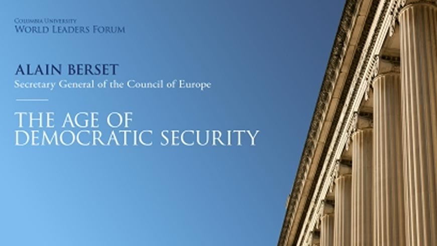 Secretary General speech to Columbia University