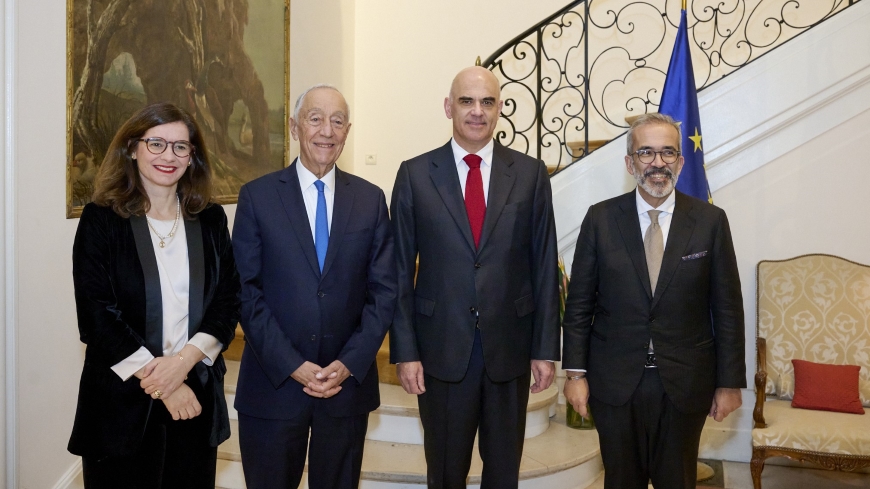 Visite du Président Rebelo de Sousa à l’occasion du 50e anniversaire de l’adhésion du Portugal au Conseil de l’Europe