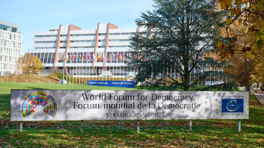 Ouverture du Forum mondial de la démocratie à Strasbourg
