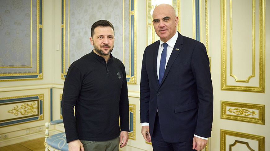 Le Secrétaire Général Alain Berset se rend en Ukraine et réaffirme les prochaines étapes du soutien au pays
