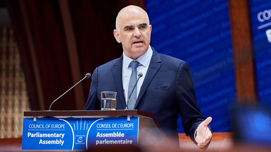 Secretary General responds to questions at the Parliamentary Assembly summer session